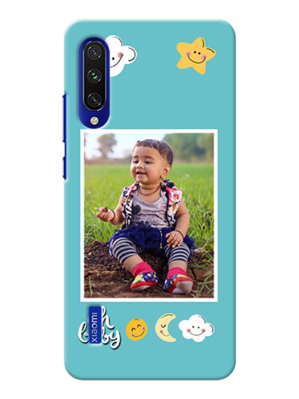 Custom Mi A3 Personalised Phone Cases: Smiley Kids Stars Design