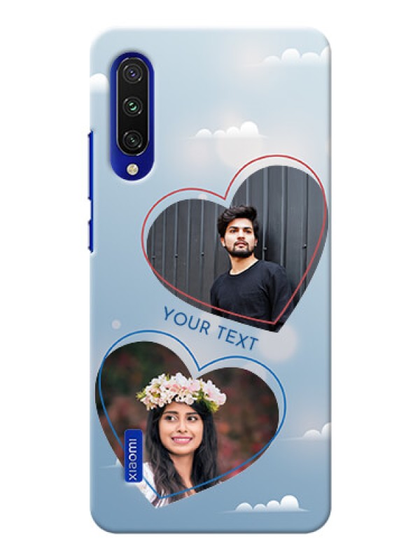 Custom Mi A3 Phone Cases: Blue Color Couple Design 