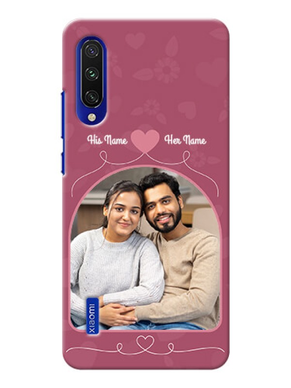 Custom Mi A3 mobile phone covers: Love Floral Design