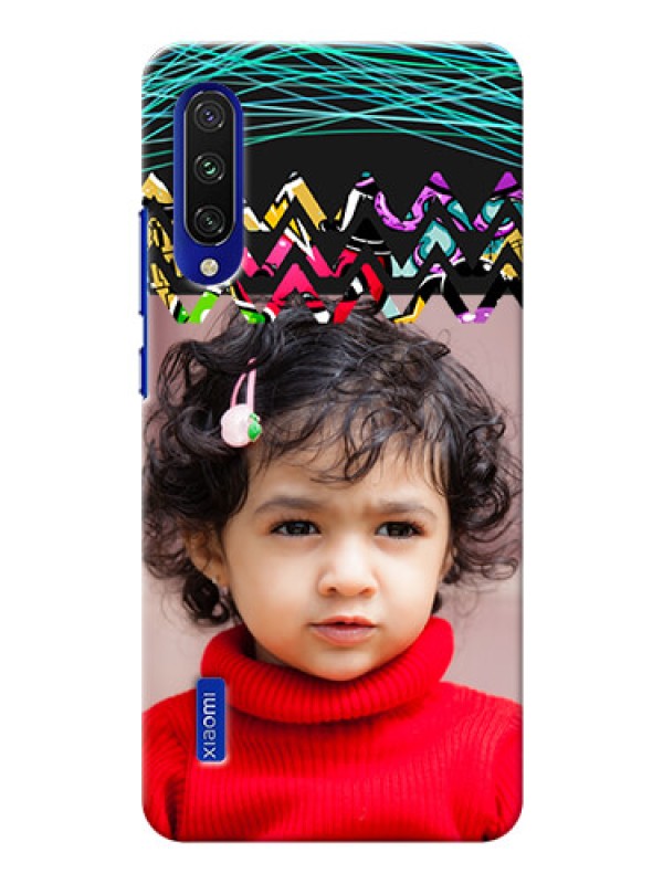 Custom Mi A3 personalized phone covers: Neon Abstract Design