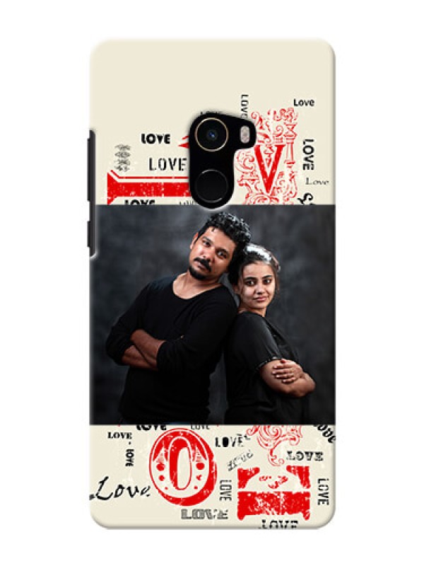 Custom Mi MIX 2 mobile cases online: Trendy Love Design Case