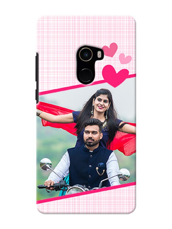 Custom Mi MIX 2 Personalised Phone Cases: Love Shape Heart Design