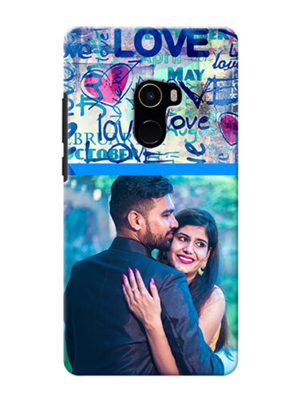 Custom Mi MIX 2 Mobile Covers Online: Colorful Love Design