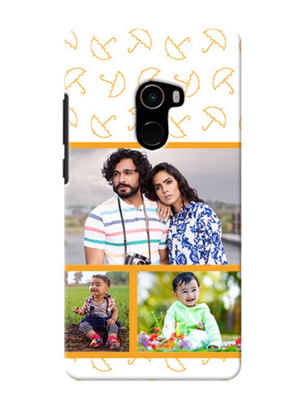 Custom Mi MIX 2 Personalised Phone Cases: Yellow Pattern Design
