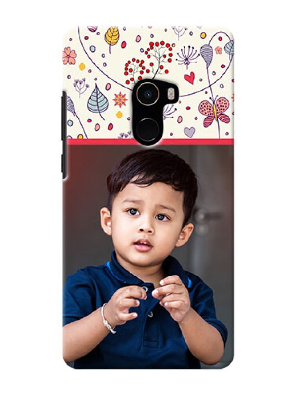 Custom Mi MIX 2 phone back covers: Premium Floral Design
