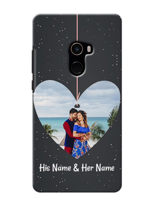 Custom Mi MIX 2 custom phone cases: Hanging Heart Design