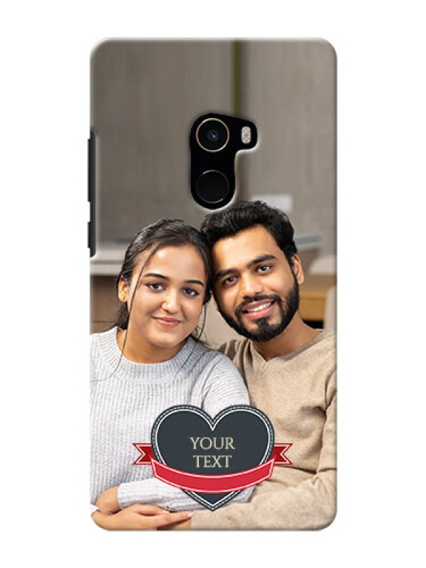 Custom Mi MIX 2 mobile back covers online: Just Married Couple Design