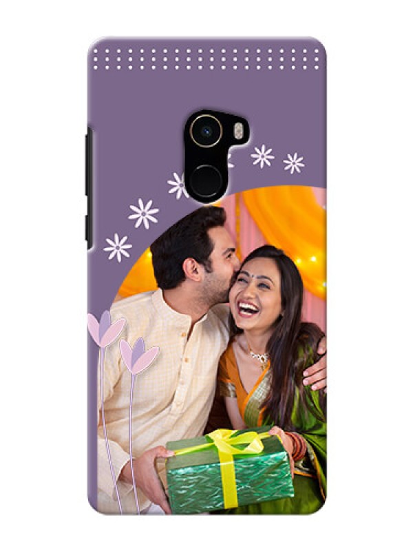 Custom Mi MIX 2 Phone covers for girls: lavender flowers design 