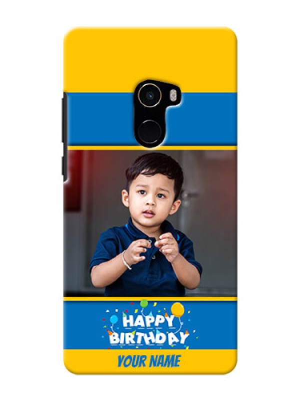 Custom Mi MIX 2 Mobile Back Covers Online: Birthday Wishes Design