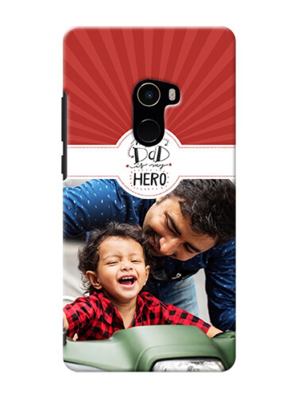 Custom Mi MIX 2 custom mobile phone cases: My Dad Hero Design