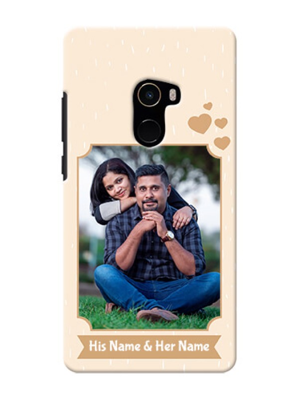 Custom Mi MIX 2 mobile phone cases with confetti love design 