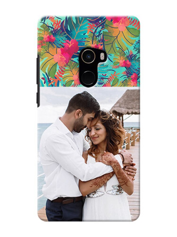 Custom Mi MIX 2 Personalized Phone Cases: Watercolor Floral Design