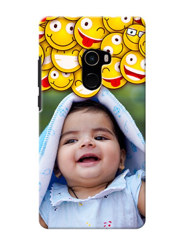 Custom Mi MIX 2 Custom Phone Cases with Smiley Emoji Design