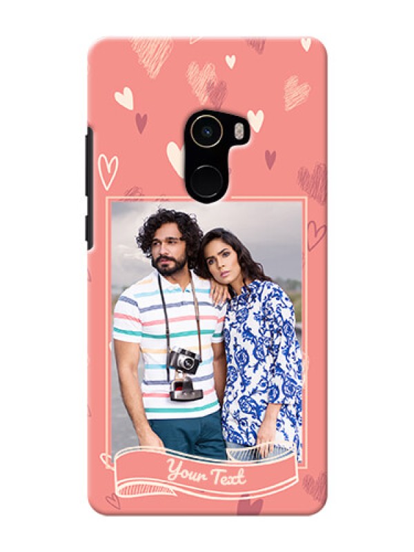 Custom Mi MIX 2 custom mobile phone cases: love doodle art Design