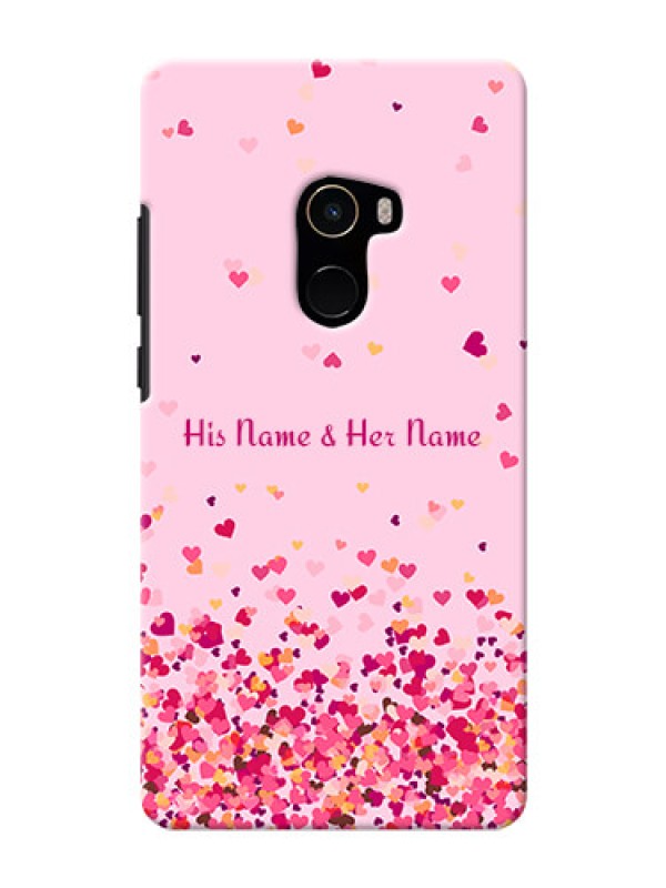 Custom Xiaomi Mi Mix 2 Phone Back Covers: Floating Hearts Design