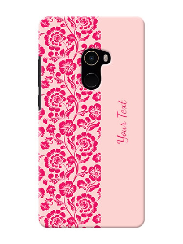 Custom Xiaomi Mi Mix 2 Phone Back Covers: Attractive Floral Pattern Design