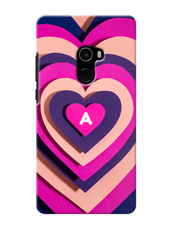 Custom Xiaomi Mi Mix 2 Custom Mobile Case with Cute Heart Pattern Design
