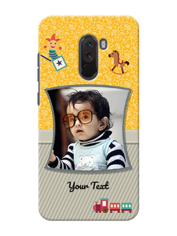 Custom Poco F1 Mobile Cases Online: Baby Picture Upload Design