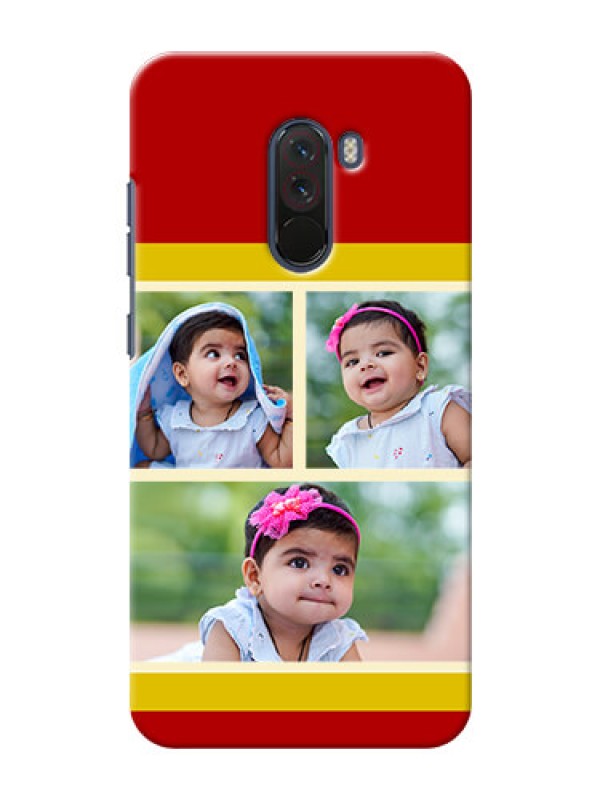 Custom Poco F1 mobile phone cases: Multiple Pic Upload Design