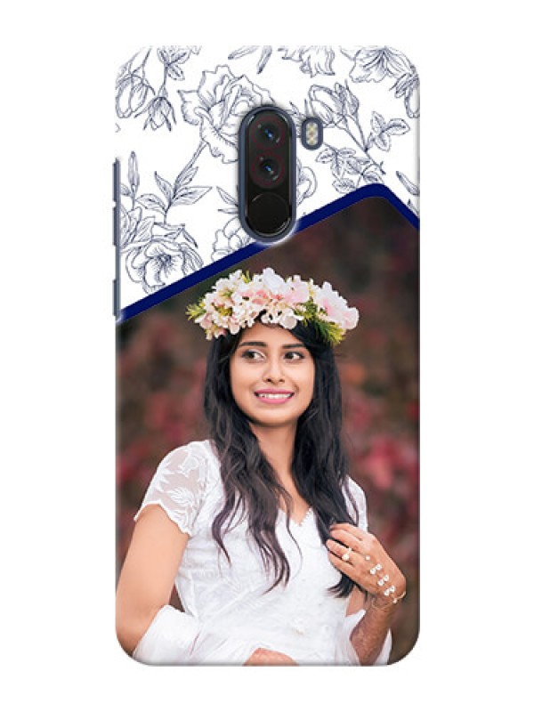 Custom Poco F1 Phone Cases: Premium Floral Design