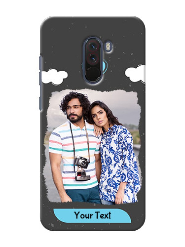 Custom Poco F1 Mobile Back Covers: splashes with love doodles Design