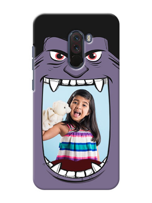 Custom Poco F1 Personalised Phone Covers: Angry Monster Design