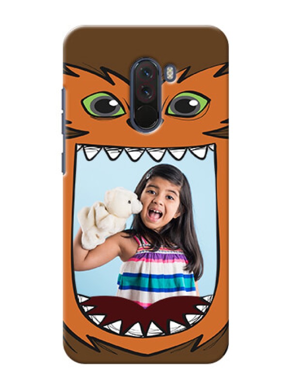 Custom Poco F1 Phone Covers: Owl Monster Back Case Design