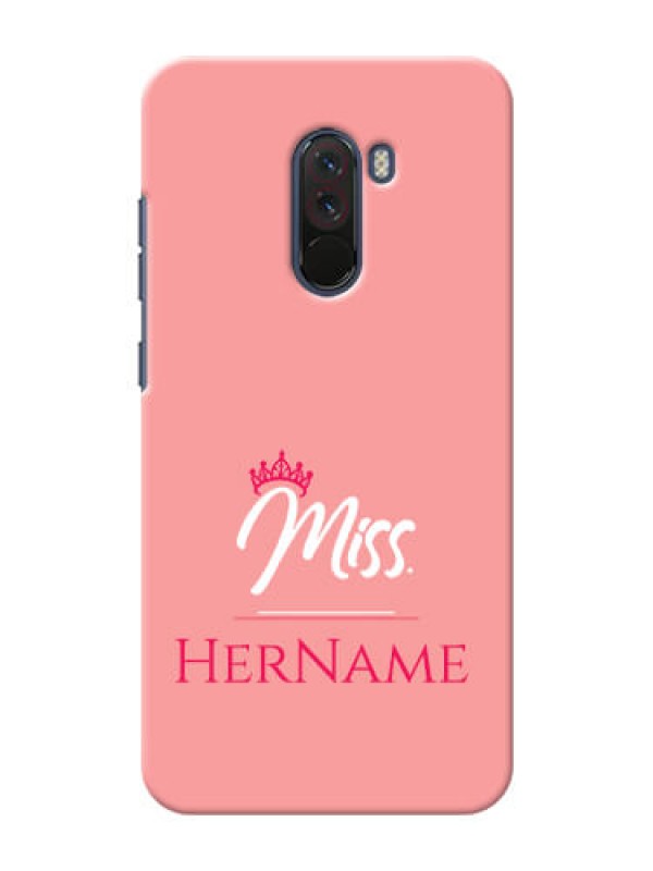 Custom Xiaomi Pocophone F1 Custom Phone Case Mrs with Name
