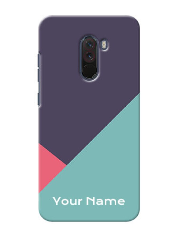 Custom Xiaomi Pocophone F1 Custom Phone Cases: Tri Color abstract Design