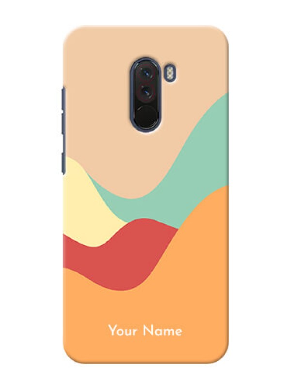 Custom Xiaomi Pocophone F1 Custom Mobile Case with Ocean Waves Multi-colour Design