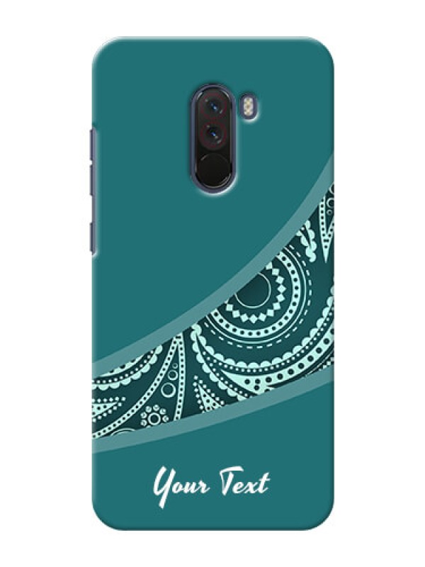 Custom Xiaomi Pocophone F1 Custom Phone Covers: semi visible floral Design