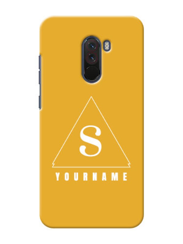 Custom Xiaomi Pocophone F1 Custom Mobile Case with simple triangle Design