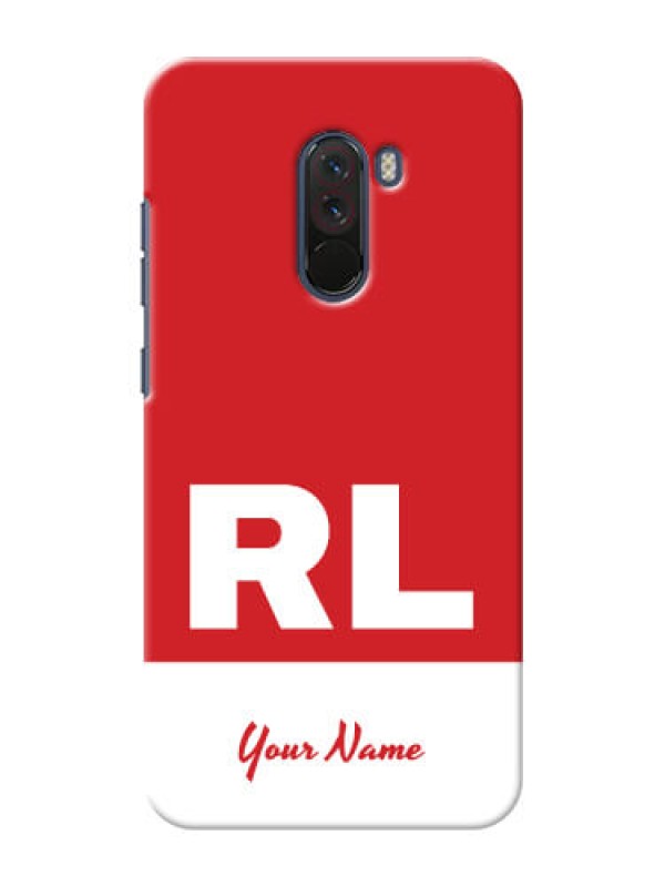 Custom Xiaomi Pocophone F1 Custom Phone Cases: dual tone custom text Design