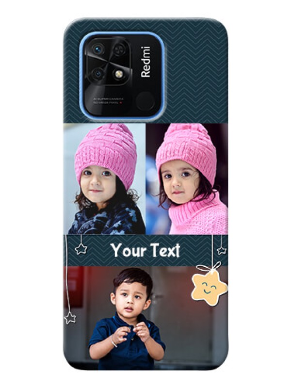 Custom Redmi 10 Power Mobile Back Covers Online: Hanging Stars Design