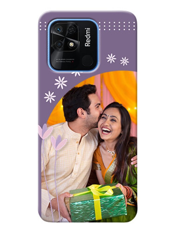Custom Redmi 10 Power Phone covers for girls: lavender flowers design 