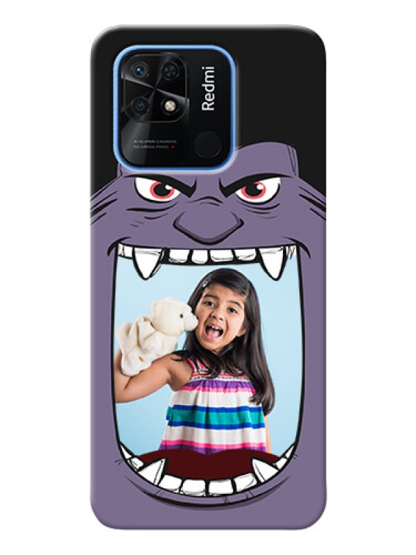 Custom Redmi 10 Power Personalised Phone Covers: Angry Monster Design
