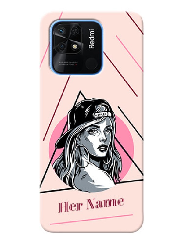 Custom Redmi 10 Power Custom Phone Cases: Rockstar Girl Design