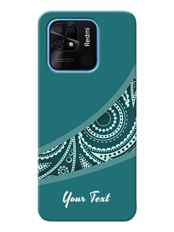 Custom Redmi 10 Power Custom Phone Covers: semi visible floral Design