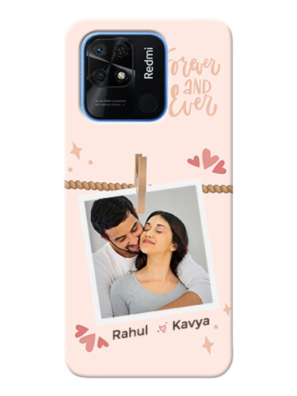 Custom Redmi 10 Power Phone Back Covers: Forever and ever love Design