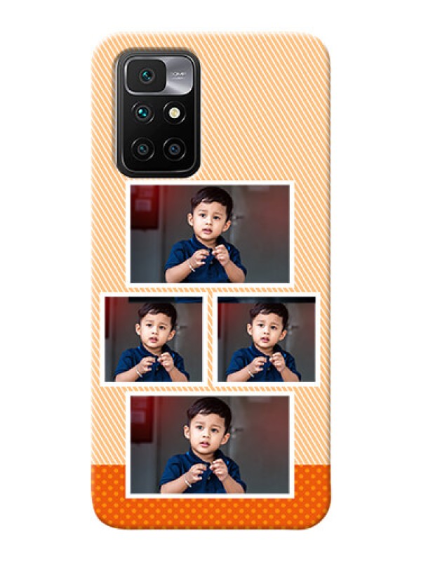 Custom Redmi 10 Prime 2022 Mobile Back Covers: Bulk Photos Upload Design