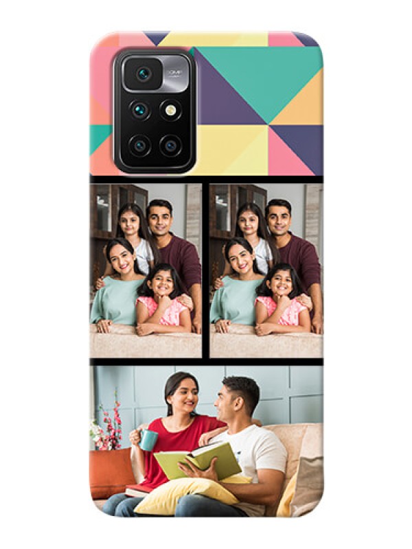 Custom Redmi 10 Prime 2022 personalised phone covers: Bulk Pic Upload Design