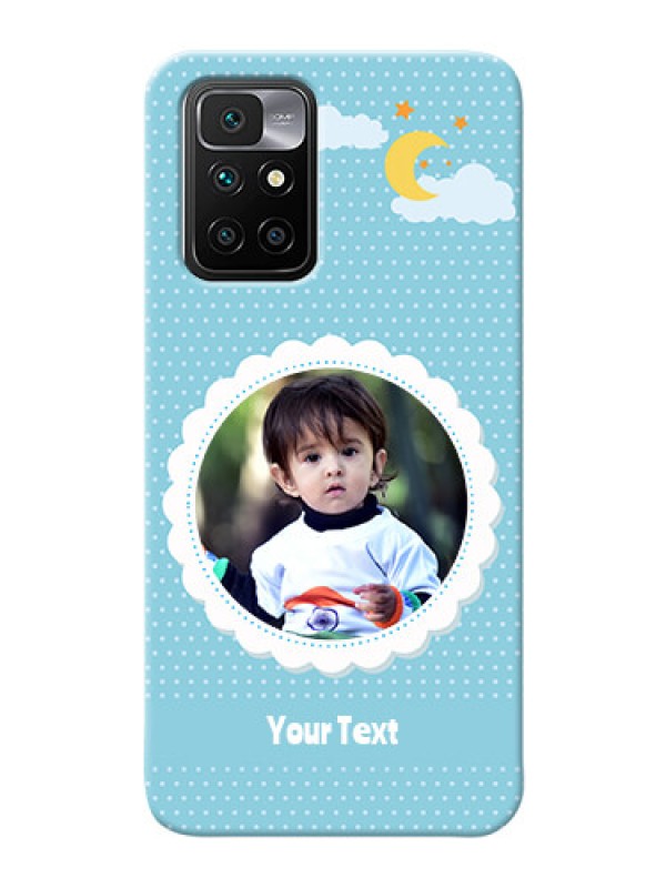 Custom Redmi 10 Prime 2022 mobile cases online: violet Pattern Design