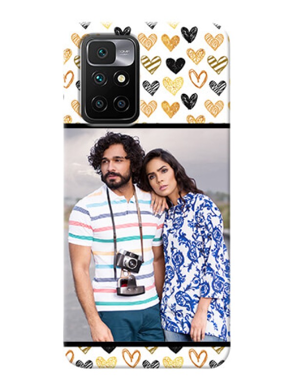 Custom Redmi 10 Prime 2022 Personalized Mobile Cases: Love Symbol Design