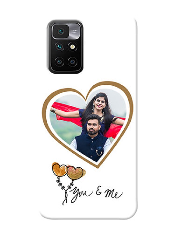 Custom Redmi 10 Prime 2022 customized phone cases: You & Me Design