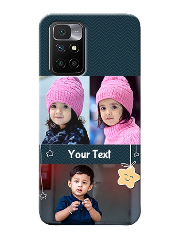 Custom Redmi 10 Prime 2022 Mobile Back Covers Online: Hanging Stars Design