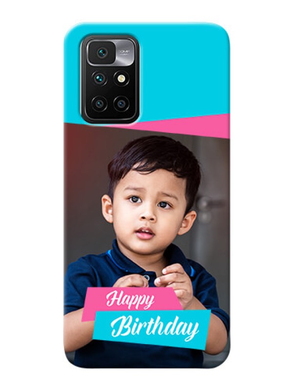 Custom Redmi 10 Prime 2022 Mobile Covers: Image Holder with 2 Color Design