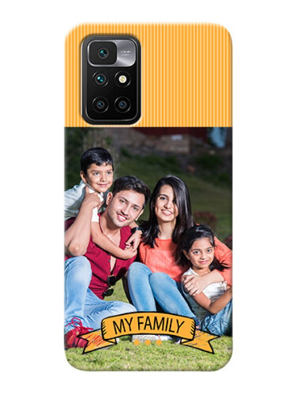 Custom Redmi 10 Prime 2022 Personalized Mobile Cases: My Family Design