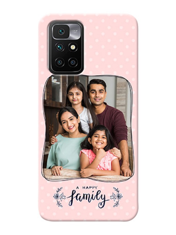 Custom Redmi 10 Prime 2022 Personalized Phone Cases: Family with Dots Design