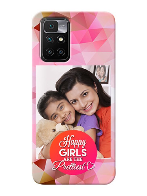 Custom Redmi 10 Prime 2022 Personalized Phone Covers: Abstract Triangle Design