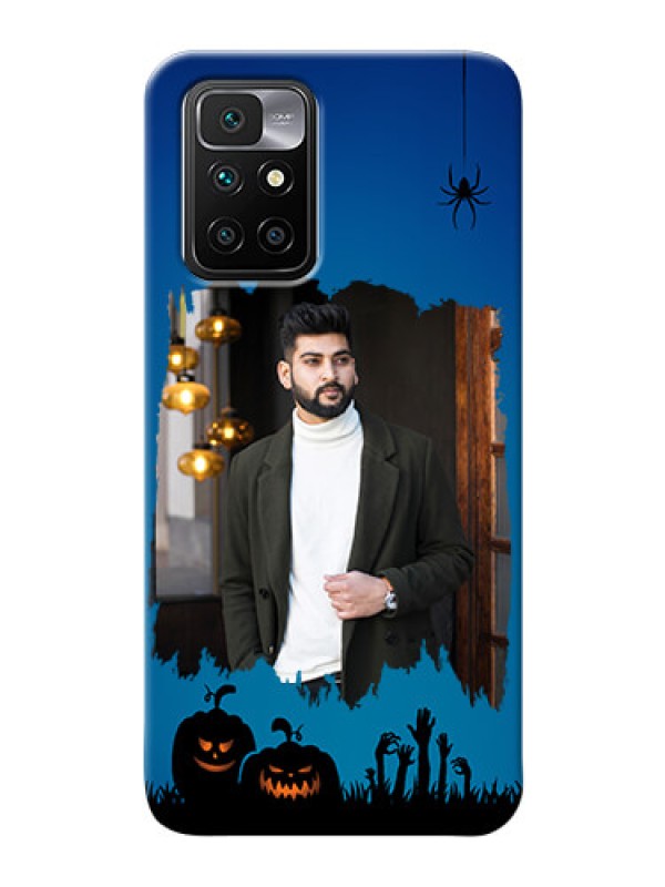 Custom Redmi 10 Prime 2022 mobile cases online with pro Halloween design 